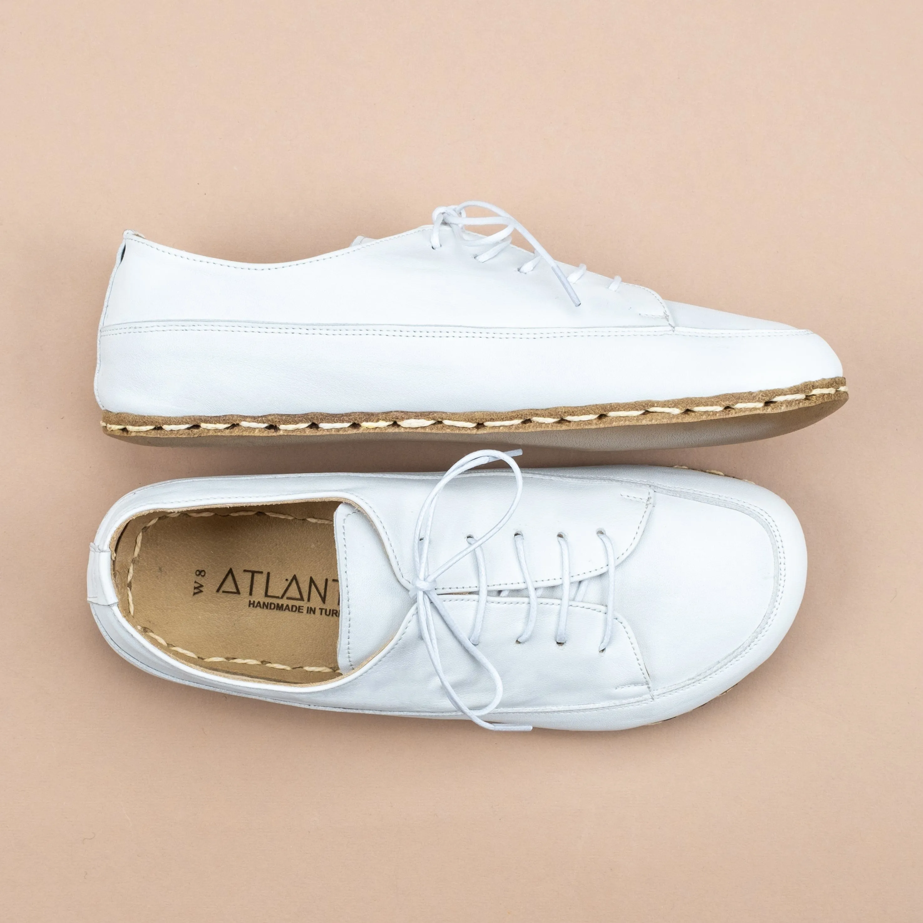 Women's White Barefoot Sneakers