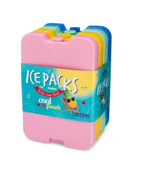 Yumbox - Yumbox Ice Packs - set of 4 Multi - Cool Pack, Slim Long-Las